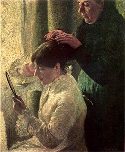 Mother and Daughter by Federico Zandomeneghi