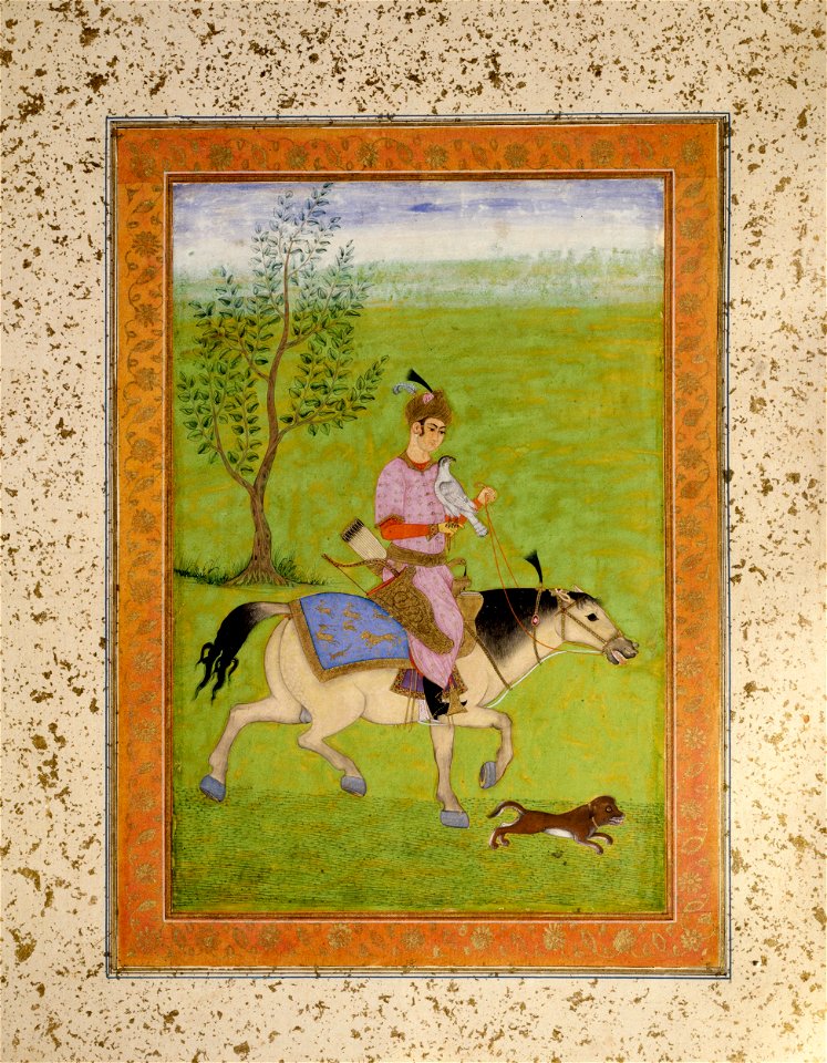 Mounted Hunter from the Large Clive Album