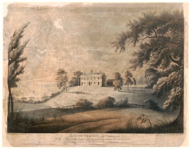 Mount Vernon in Virginia the seat of the late Lieut. General George Washington... LCCN2004670650