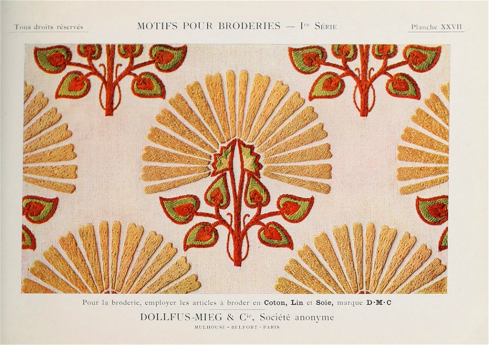 Motifs pour Broderies - 1re série - Planche 27