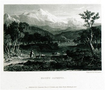 Mount Olympus - Williams Hugh William - 1829