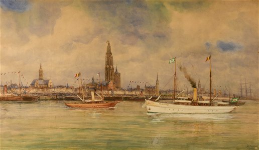 Mozaffar al-Din Shah Qajar’s Journey to Antwerp, Belgium - Henri Seghers - Golestan Palace