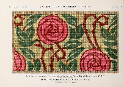 Motifs pour Broderies - 1re série - Planche 20