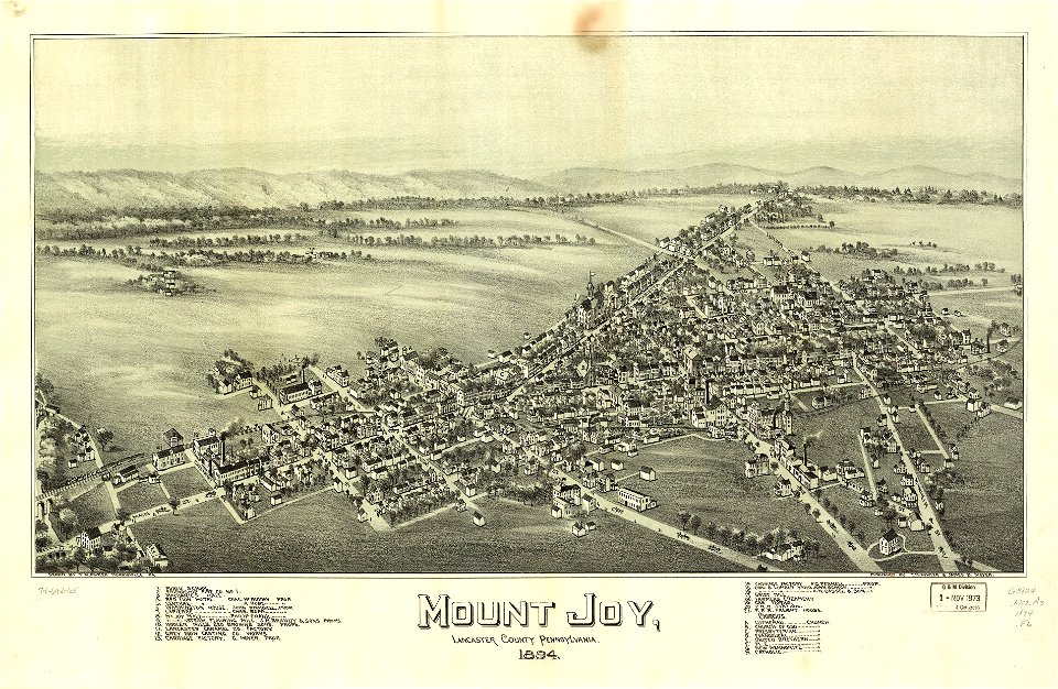 Mount Joy, Lancaster County, Pennsylvania, 1894. LOC 74693165