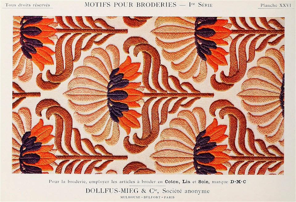 Motifs pour Broderies - 1re série - Planche 26