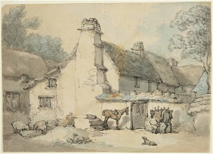 Mounting steps outside a farmhouse (4786093)
