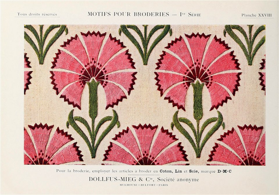 Motifs pour Broderies - 1re série - Planche 28