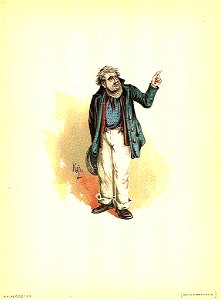 Mr Peggotty 1889 Dickens David Copperfield character by Kyd (Joseph Clayton Clarke)