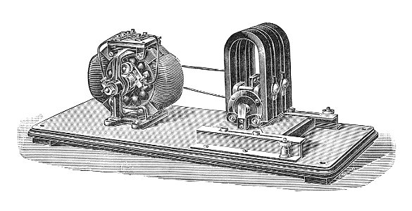 Motor generator (Rankin Kennedy, Electrical Installations, Vol V, 1903)