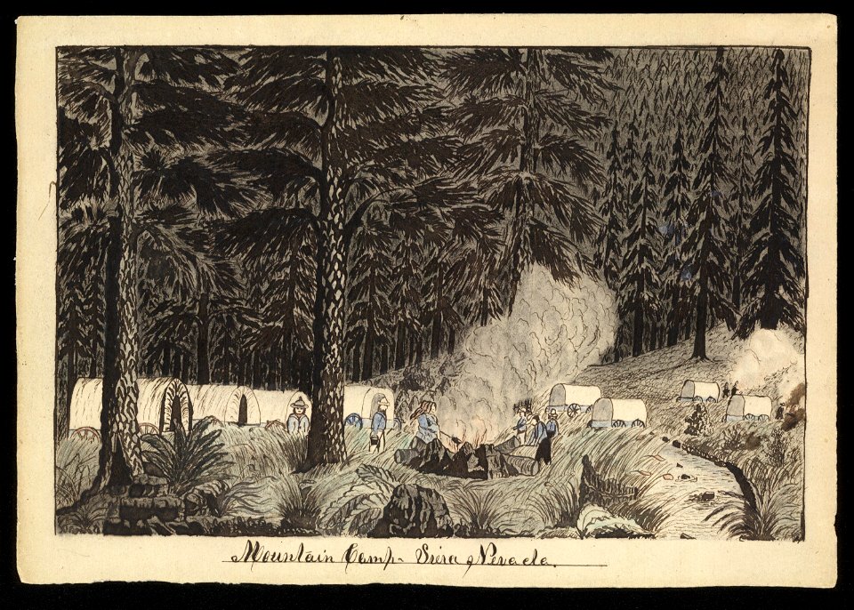 Mountain camp, Siera (sic) Nevada LCCN2004661642