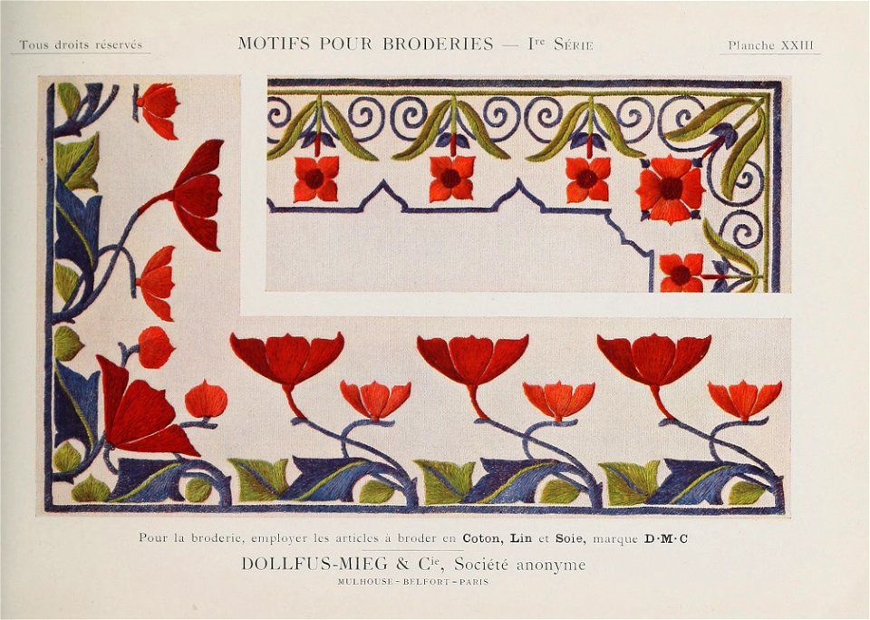 Motifs pour Broderies - 1re série - Planche 23