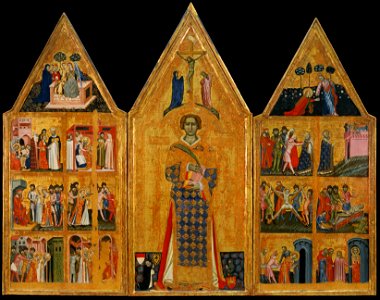 Master of Estopiñán - Altarpiece of Saint Vincent - Google Art Project. Free illustration for personal and commercial use.