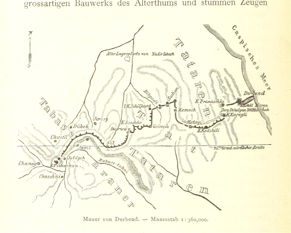 Mauer von Derbend