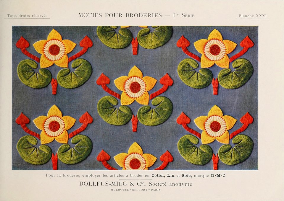 Motifs pour Broderies - 1re série - Planche 31