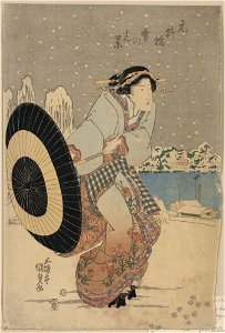 Moto-yanagibashi yuki no kōkei LCCN2009615619