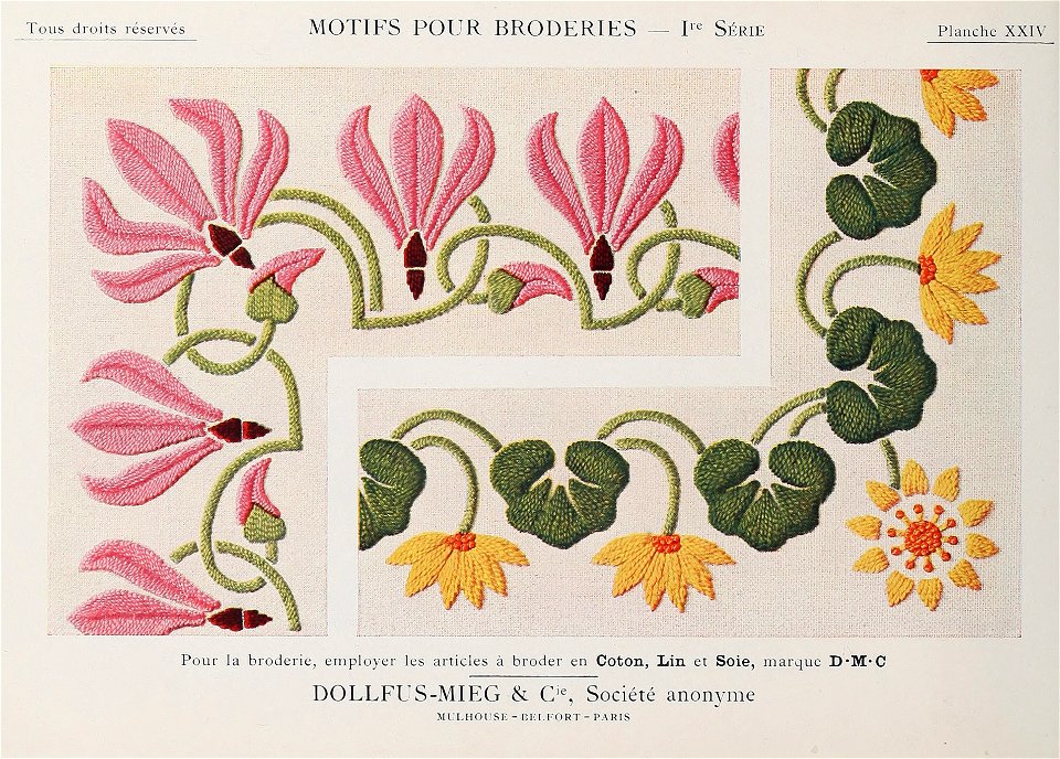 Motifs pour Broderies - 1re série - Planche 24