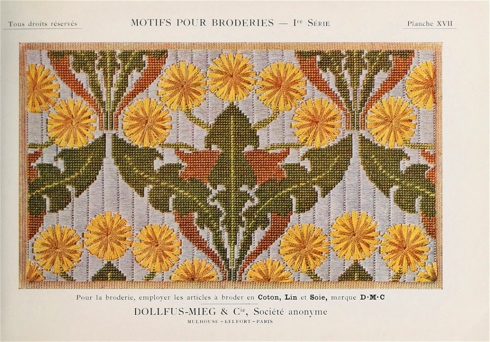 Motifs pour Broderies - 1re série - Planche 17