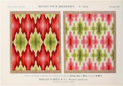 Motifs pour Broderies - 1re série - Planche 12