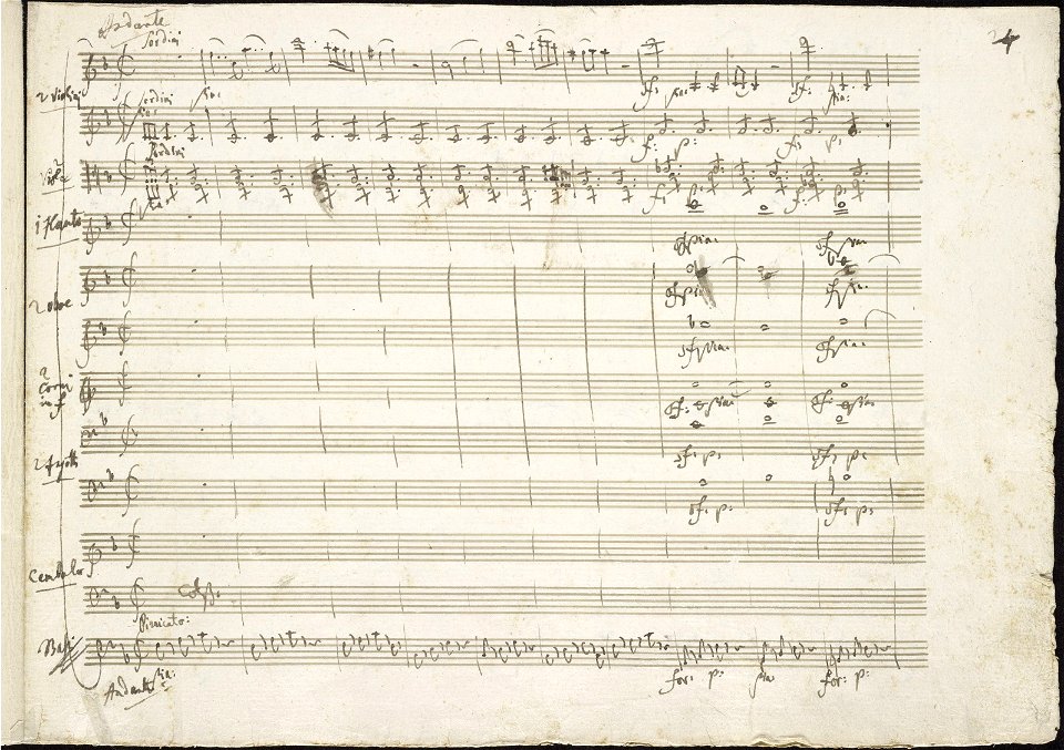 Mozart - Piano Concerto No. 21 - Second Movement in the Autograph Manuscript
