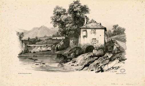 Moulin à Ascain - Fonds Ancely - B315556101 A JACOTTET 3 007