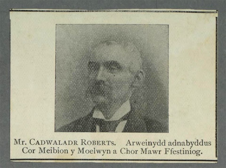 Mr. Cadwaladr Roberts arweinydd adnabyddus Cor Meibion y Moelwyn a Chor Mawr Ffestiniog (5449681)