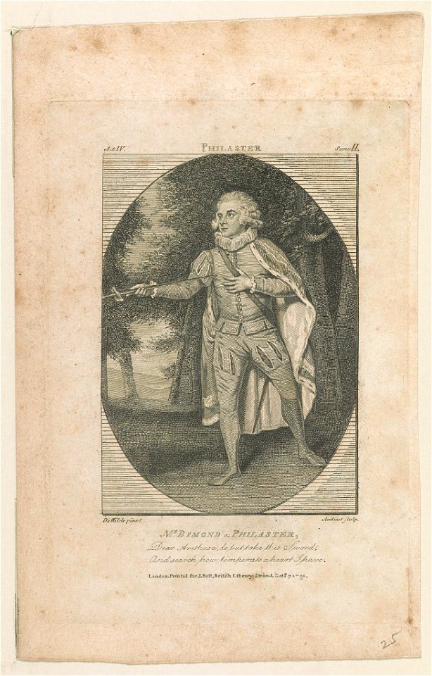 Mr. Dimond as Philaster LCCN2003679924