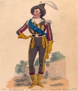 Mr. Brunton as Petruchio in Taming the Shrew - NYPL1156843 (cropped)