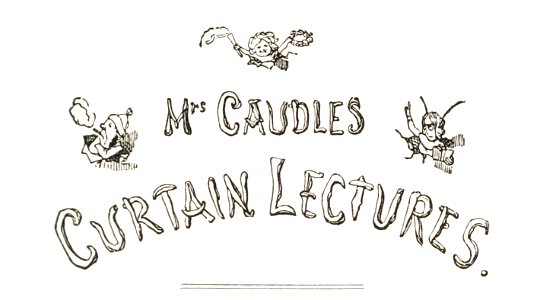 Mrs Caudles Curtain Lectures. Free illustration for personal and commercial use.