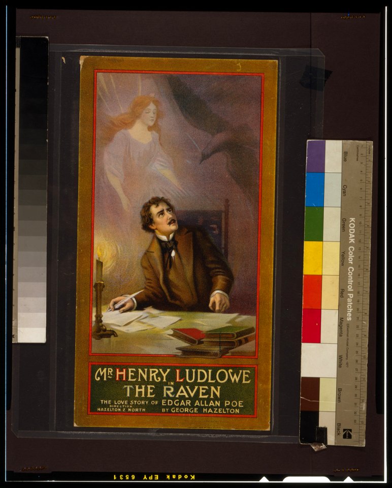 Mr. Henry Ludlowe in The raven the love story of Edgar Allan Poe by George Hazelton. LCCN2014635478