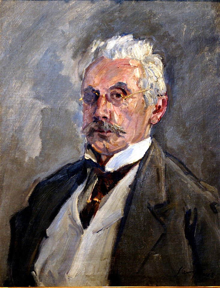 Max Slevogt - Porträt Carl Steinbart