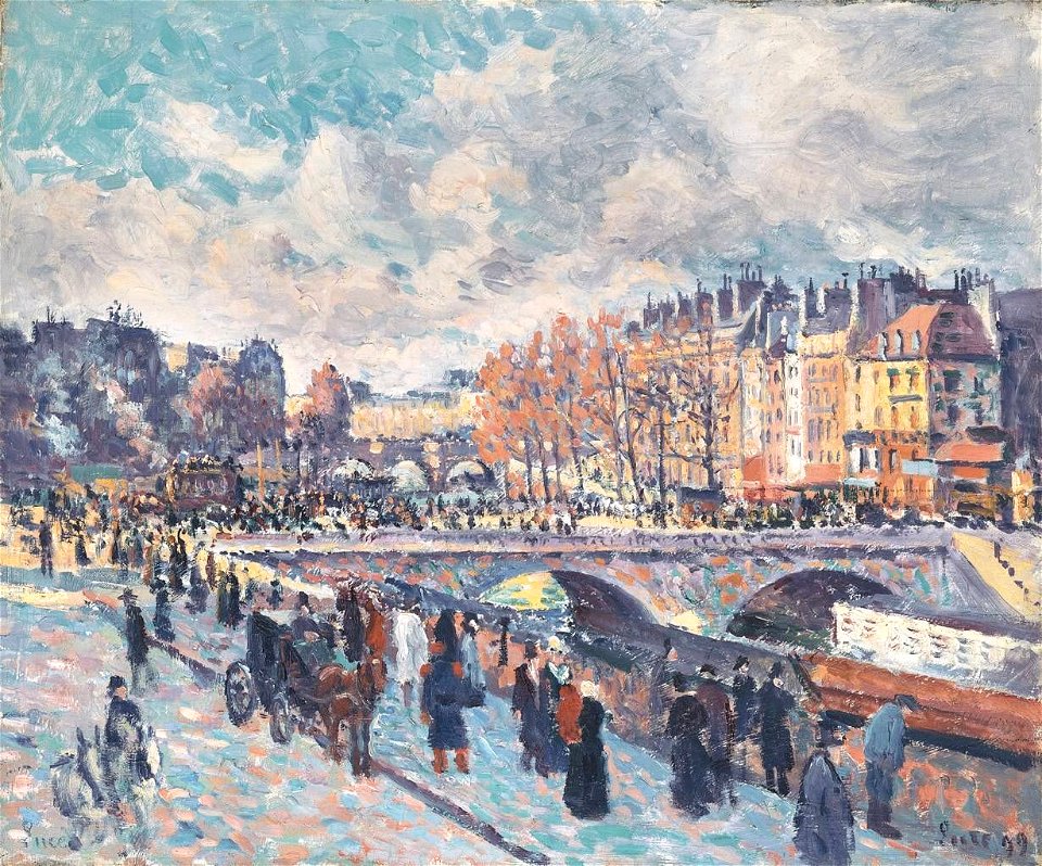 Maximilien Luce - Seinequai in Paris - 8668 - Bavarian State Painting Collections