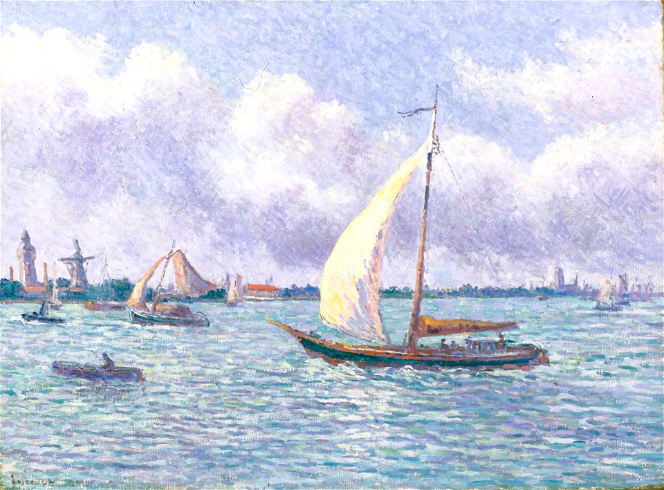 Maximilien Luce - The Meuse Near Dordrecht (La Meuse près de Dordrecht) - 71.204.3 - Indianapolis Museum of Art