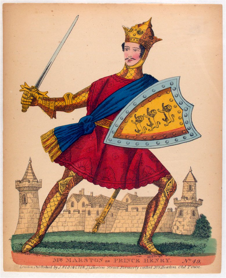 Mr. Marston as Prince Henry NYPL 1156998