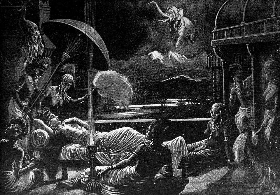 Maya dream of the Birth of Gautama Siddharta