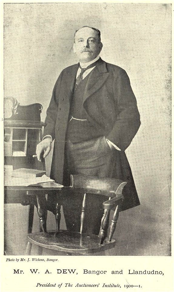 Mr. W. A. Dew, Bangor and Llandudno President of the Auctioneers' Institute, 1900-1 (5236520)