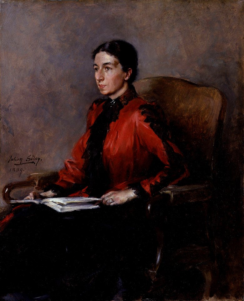 Mrs Humphry Ward (Mary Augusta Ward (née Arnold)) by Julian Russell Story