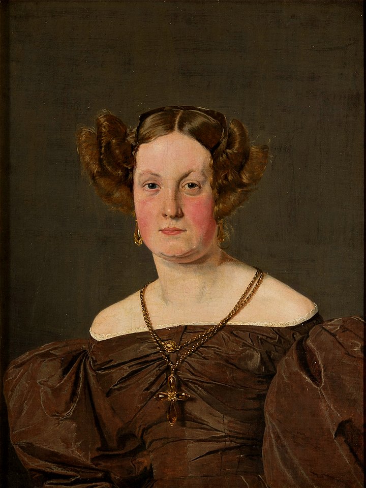Mrs Th Petersen, née Roepstorff (Christen Købke) - Nationalmuseum - 19406
