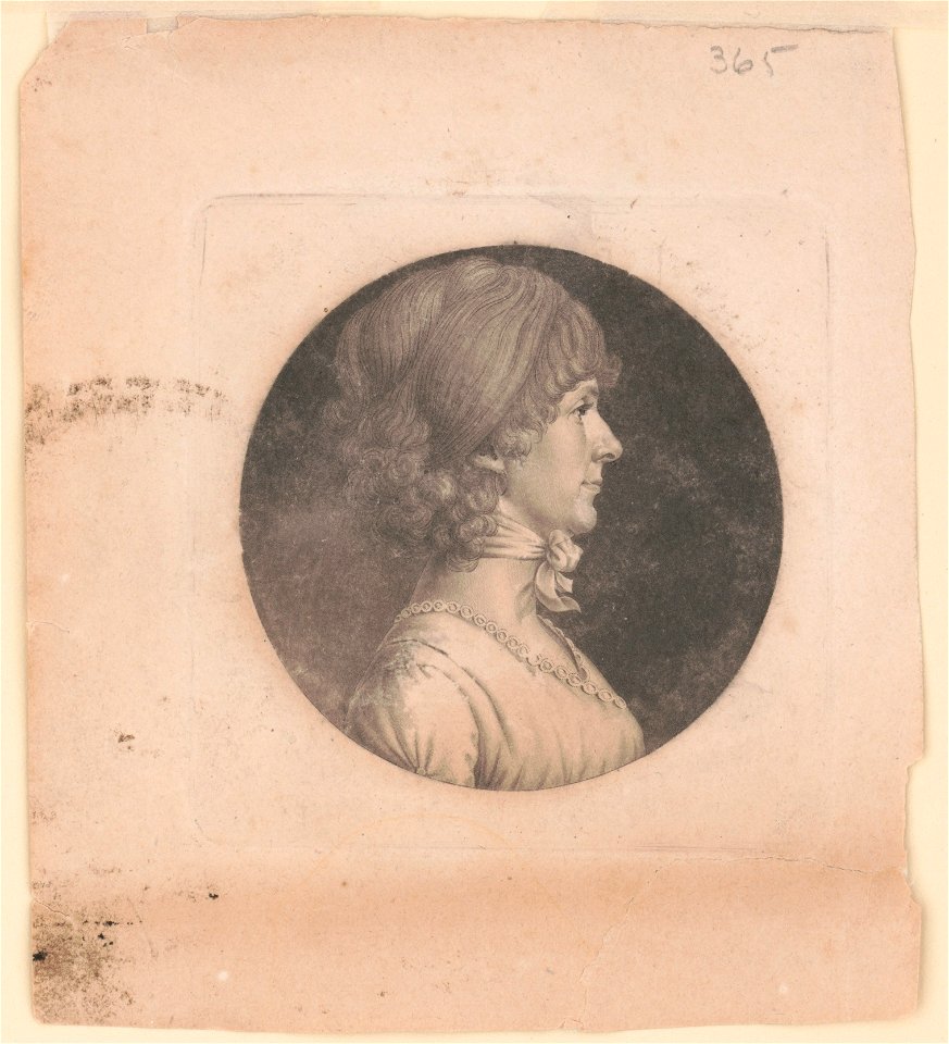 Mrs. David Meade Randolph, head-and-shoulders portrait, right profile LCCN2007677865