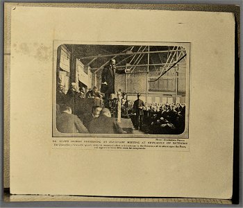 Mr. Lloyd George addressing an overflow meeting at Newcastle on Saturday (5449791)