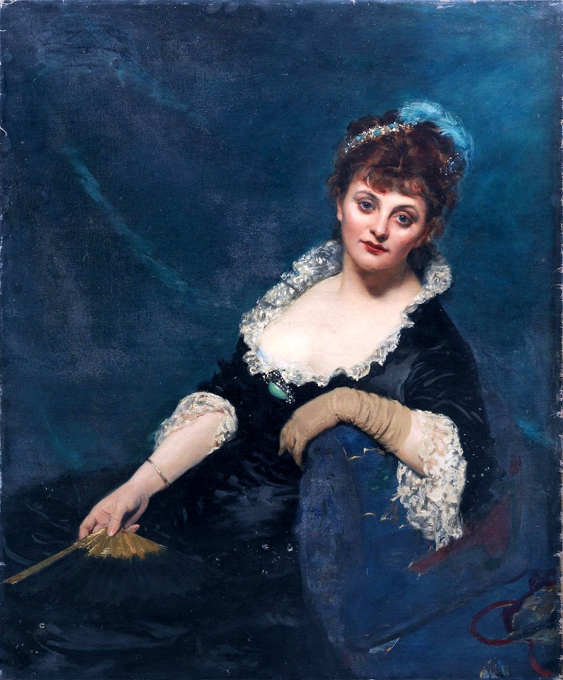 Mrs Harry Vane Milbank, by Charles Emile Auguste Carolus-Duran