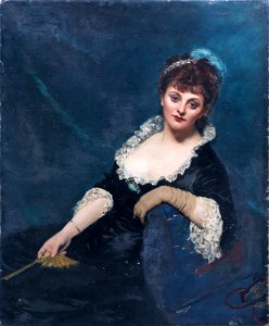 Mrs Harry Vane Milbank, by Charles Emile Auguste Carolus-Duran