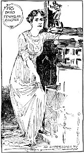 Mrs. David Franklin (Helen Beall) Houston, wife of U.S. secretary of agriculture, 1913, sketched by Marguerite Martyn