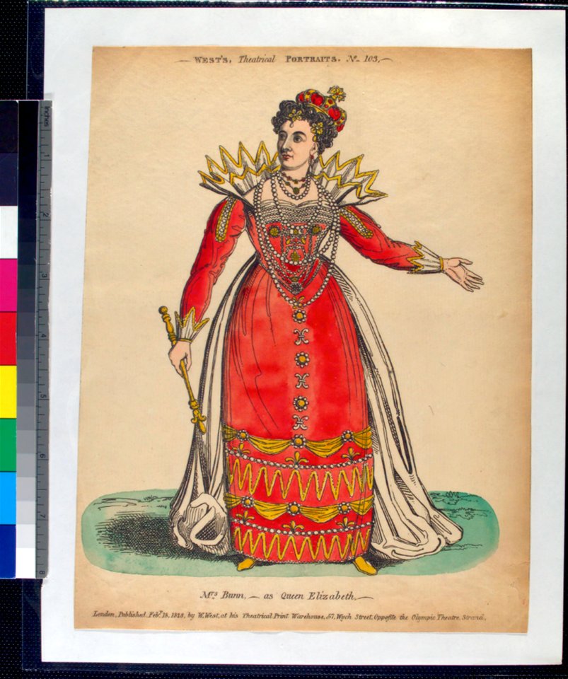 Mrs. Bunn, as Queen Elizabeth - NYPL1156844