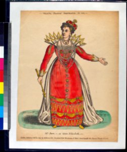 Mrs. Bunn, as Queen Elizabeth - NYPL1156844