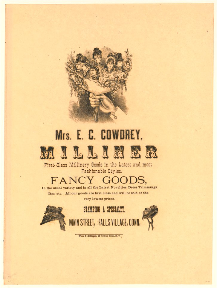 Mrs. E.C. Cowdrey, milliner LCCN2012649733