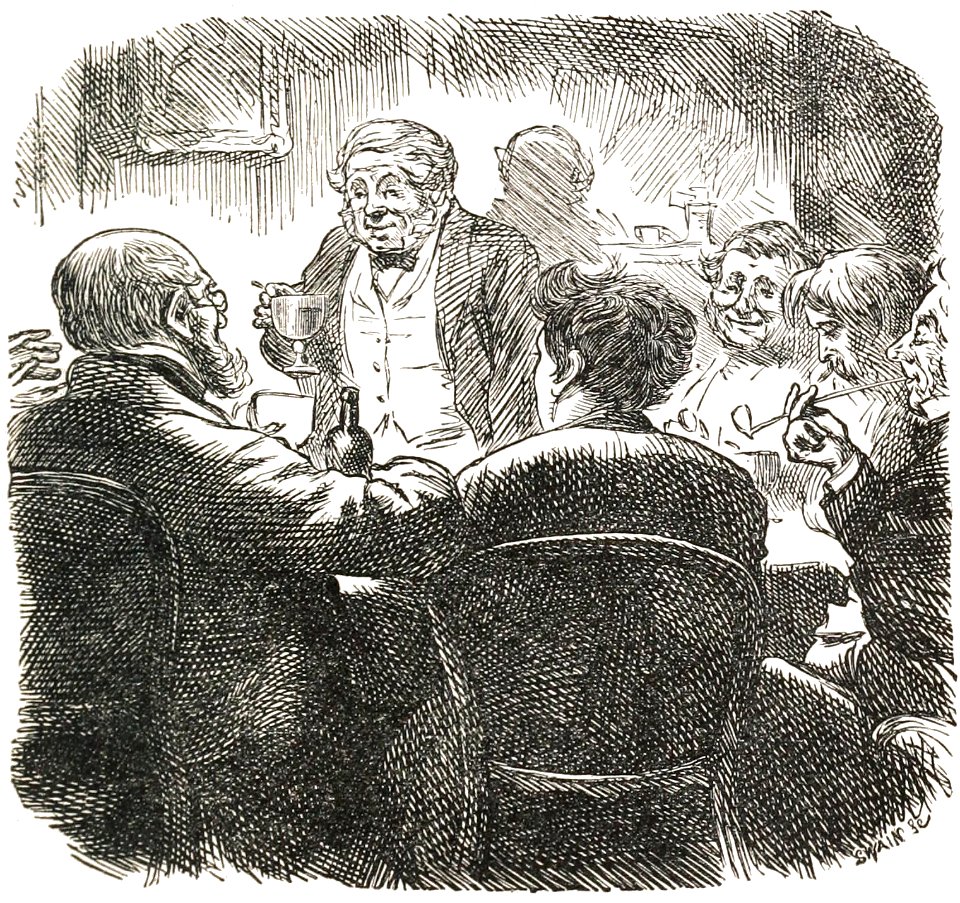 Mr. Caudle has invited a few friends to supper
