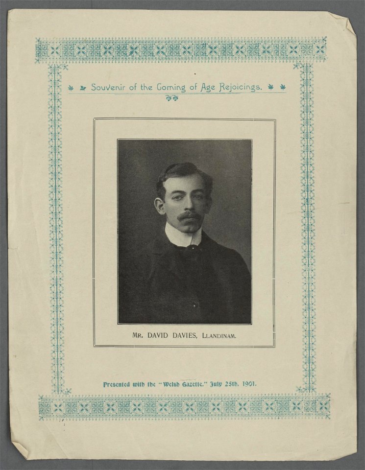 Mr. David Davies, Llandinam (5349081)