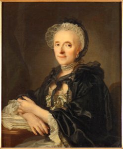 Mrs Kristina Magdalena Wargentin (Lorens Pasch d.y.) - Nationalmuseum - 18471