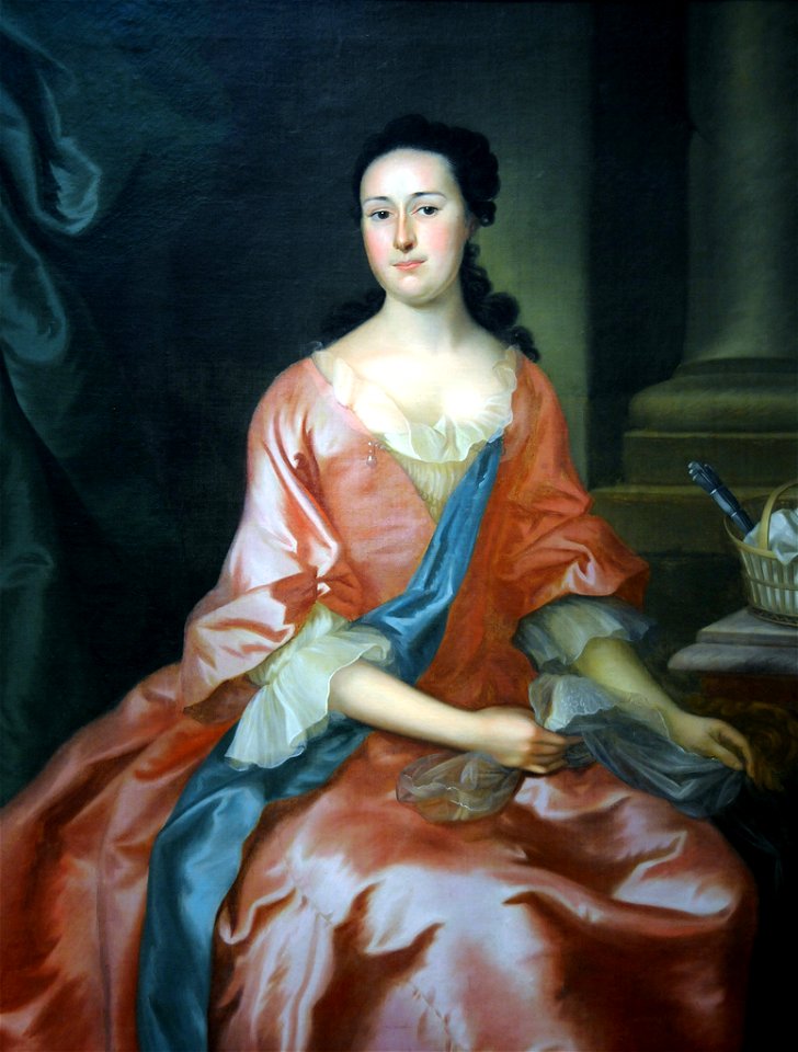 Mrs Timothy Fitch (Eunice) 1760 by Joseph Blackburn