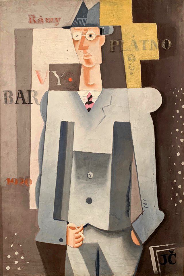 Mr. Myself (1920) by Josef Čapek (Veletržní palác, Prague)